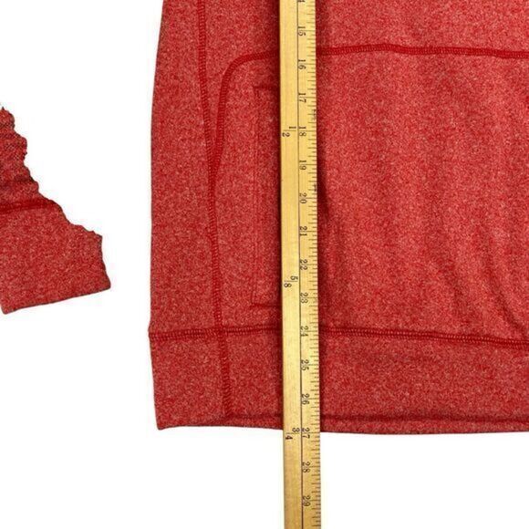 Adidas Ultimate Hoodie Mens Sz M Red Black Striped Climawarm Athletic Sweatshirt - Picture 14 of 16